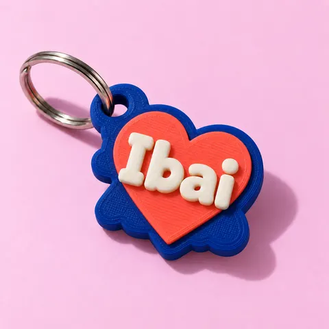 Llaveros personalizados · Corazón